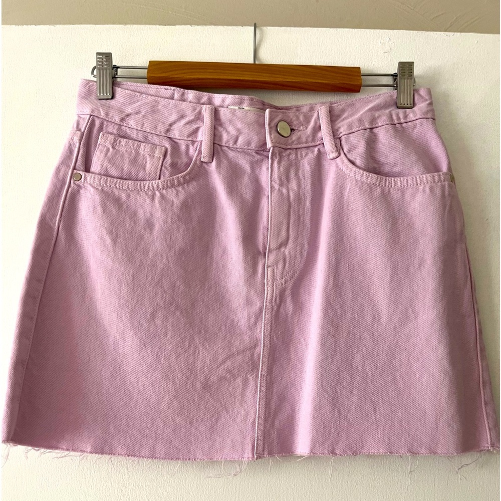 Zara lavender mini skirt size medium